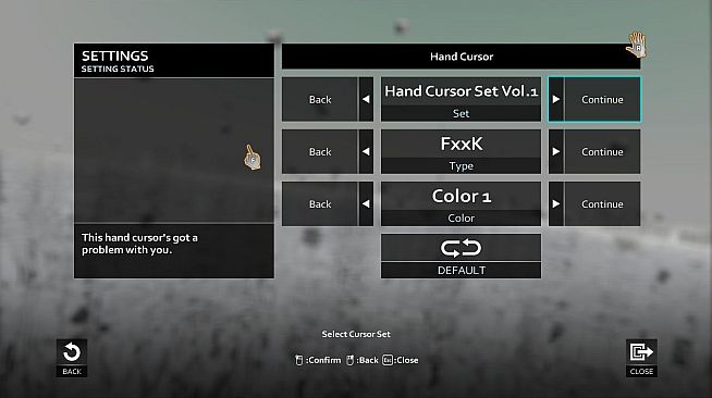 D4: Hand Cursor Set　Vol.1