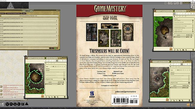 Fantasy Grounds - Pathfinder RPG - GameMastery Map Pack: Lairs