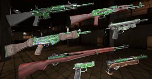 Strayed - Oil Slick Green Multi-Weapon Skin Pack