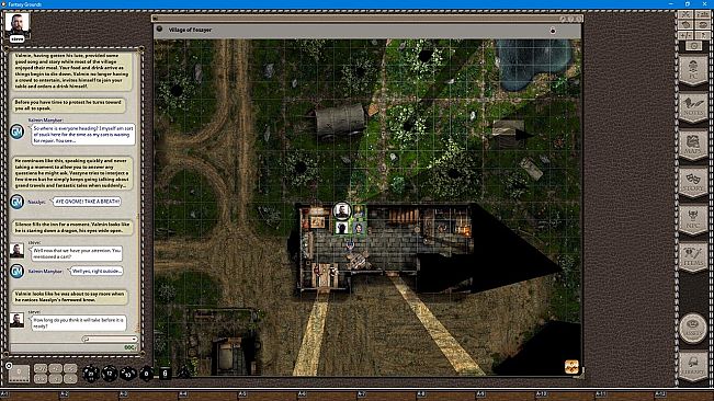 Fantasy Grounds - Black Scrolls Village (Map Tile Pack)