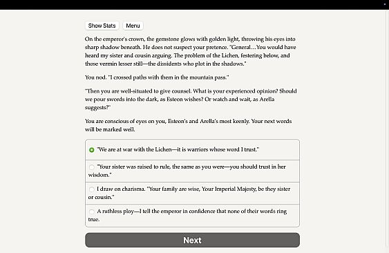 A Blade for the Emperor