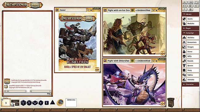 Fantasy Grounds - Pathfinder(R) for Savage Worlds: Rise of the Runelords! Book 6 - Spires of Xin-Shalast