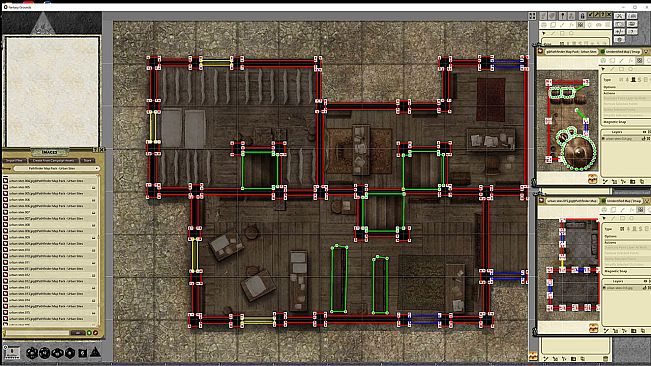 Fantasy Grounds - Pathfinder RPG - Map Pack - Urban Sites