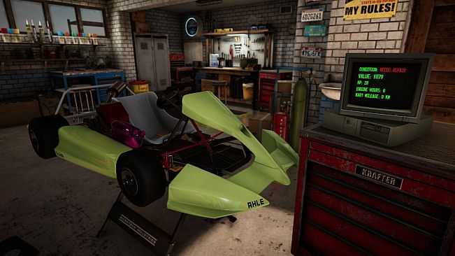 Gearhead Karting Simulator - Mechanic & Racing