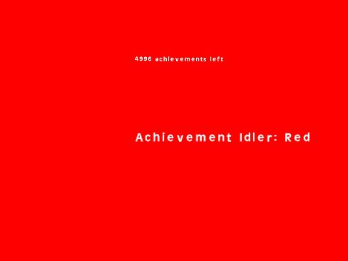 Achievement Idler: Red