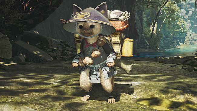Monster Hunter Wilds - Felyne Layered Armor Set: Felyne Ashigaru