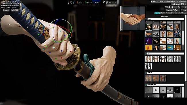 HAELE 3D - Hand Poses Pro - Drawing References