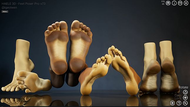 HAELE 3D - Feet Poses Pro - Drawing References
