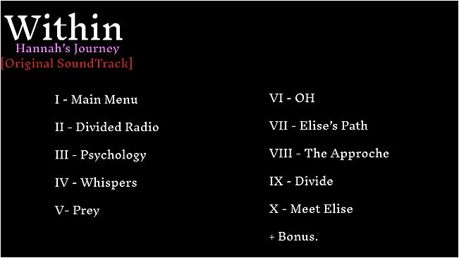 Within : Hannah's Journey Soundtrack