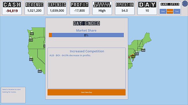 Simple Airline Sim
