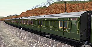 TS Marketplace: Maunsell 59ft Low Window Corridor Coach Pack Southern Olive Green