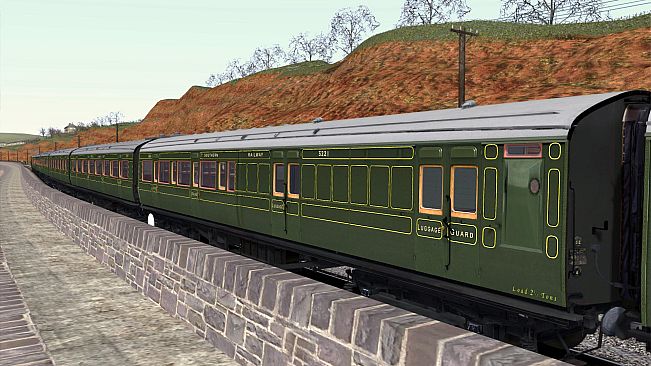 TS Marketplace: Maunsell 59ft Low Window Corridor Coach Pack Southern Olive Green