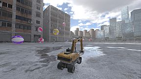 Metal Toy Excavator