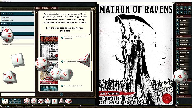 Fantasy Grounds - Matron of Ravens - Level-4