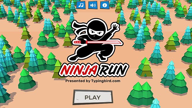 Ninja Run 3D - Typing Game