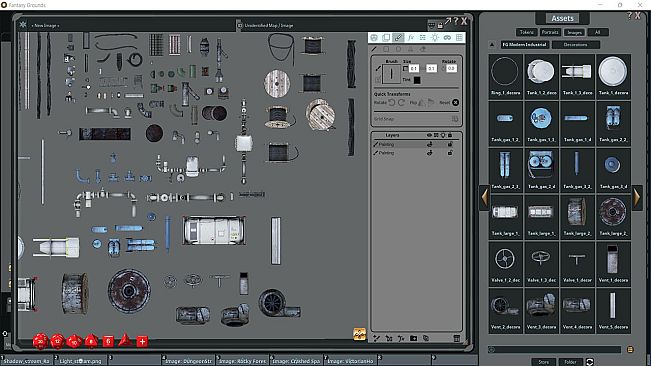 Fantasy Grounds - FG Modern Industrial Map Pack 2