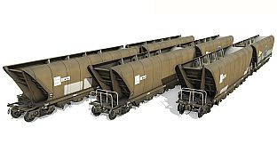 Trainz 2022 DLC - NSW Bradken 120T Coal Hopper Mega Pack