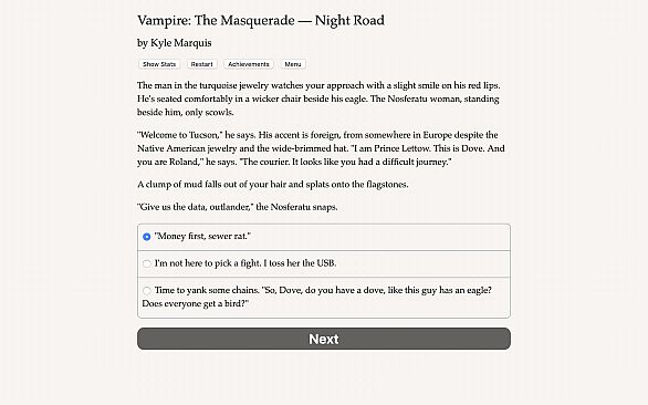 Vampire: The Masquerade — Night Road