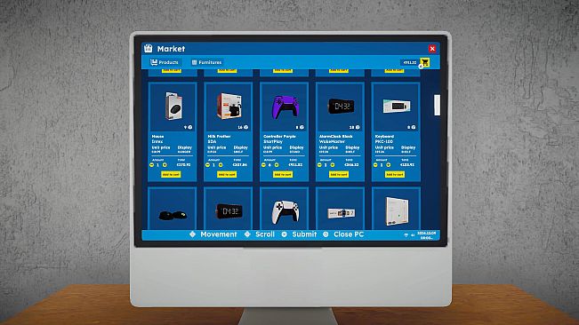 Electronics Supermarket Simulator