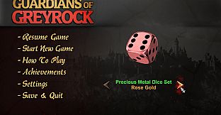 Guardians of Greyrock - Dice Pack: Precious Metal Set