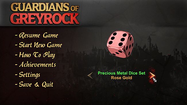 Guardians of Greyrock - Dice Pack: Precious Metal Set