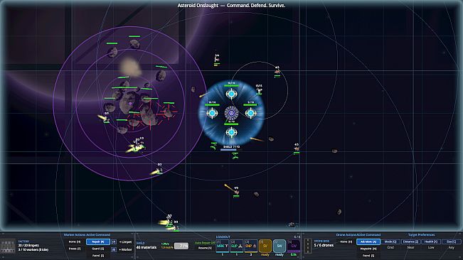 Asteroid Onslaught: Command. Defend. Survive.