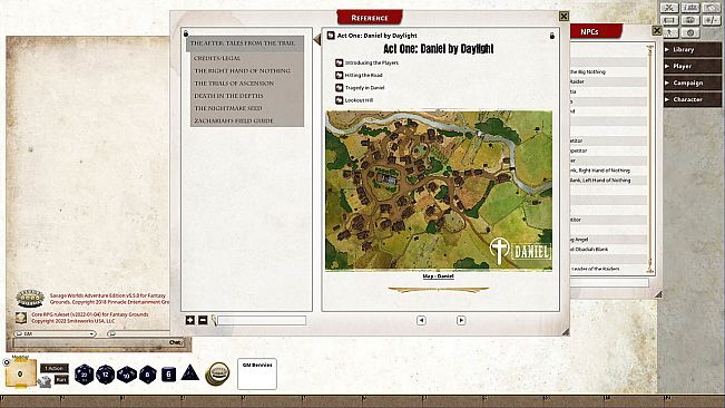 Fantasy Grounds - Tales from the Trail: Adventures for The After