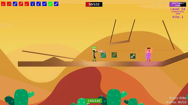 Stick Figure Combat - Elemental Rifle Pack