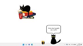 Cat On My Desktop