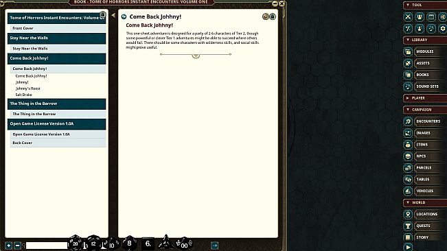 Fantasy Grounds - Tome of Horrors Instant Encounters Volume One (5E)