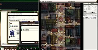 Fantasy Grounds - Pathfinder RPG - Flip-Mat: Night Market & Shrine