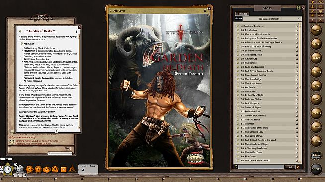 Fantasy Grounds - Beasts & Barbarians: Garden of Death (Savage Worlds)