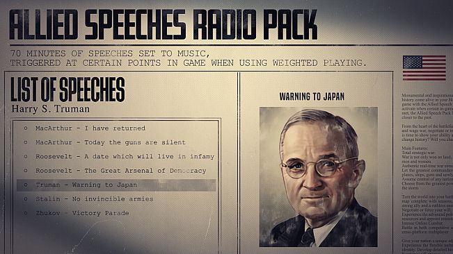 Music - Hearts of Iron IV: Allied Speeches Pack