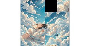 The girl in the clouds
