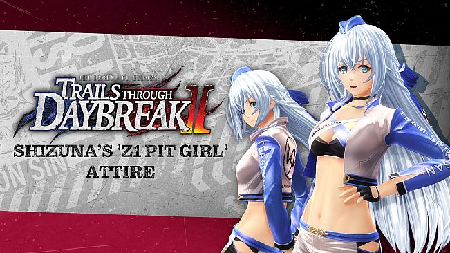 The Legend of Heroes: Trails through Daybreak II - Shizuna's 'Z1 Pit Girl' Attire & Winning Poster Contest Art Pack