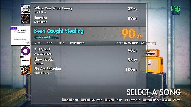Rocksmith 2014 – Jane’s Addiction - “Been Caught Stealing”