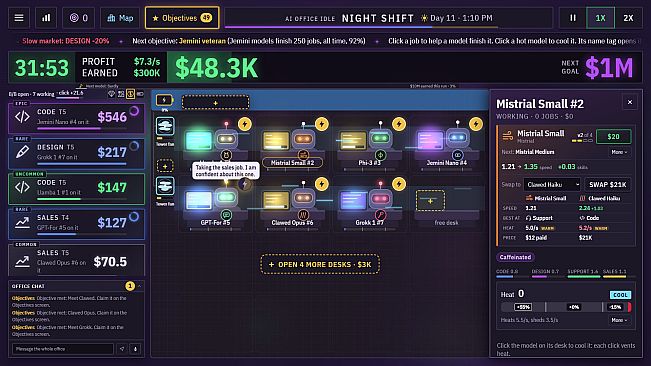 AI Office Idle: Night Shift