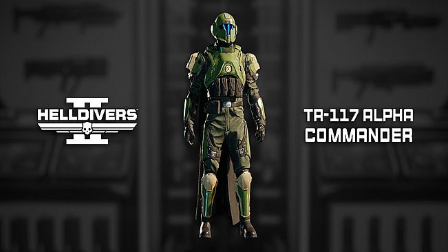 HELLDIVERS 2 - TR-117 Alpha Commander Armor Set