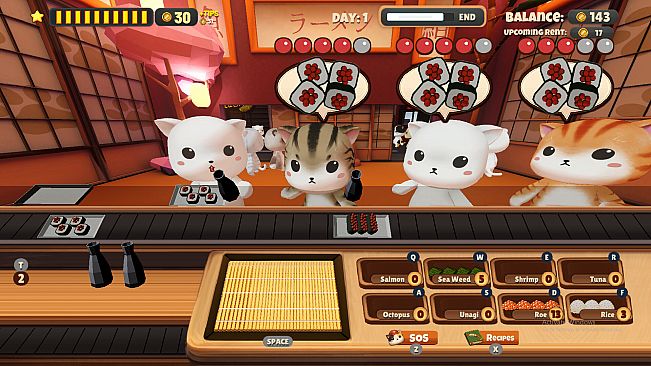 Cats and Sushi