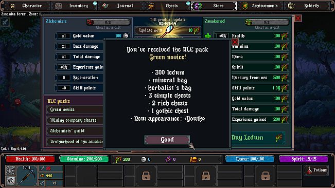 Gothic Clicker - Green Novice