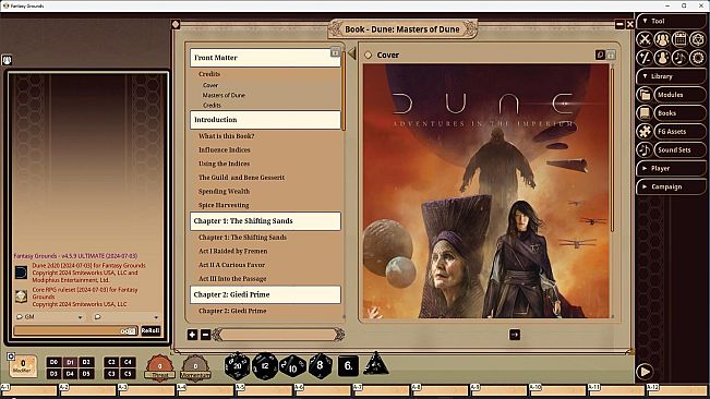 Fantasy Grounds - Dune: Masters of Dune