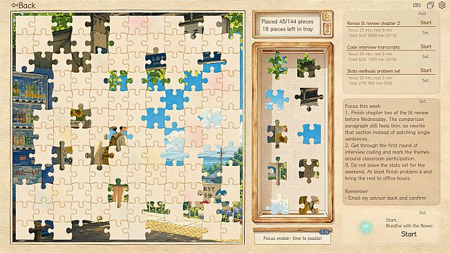Time Collage: Focus Puzzle