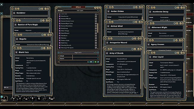 Fantasy Grounds - 1001 Spells