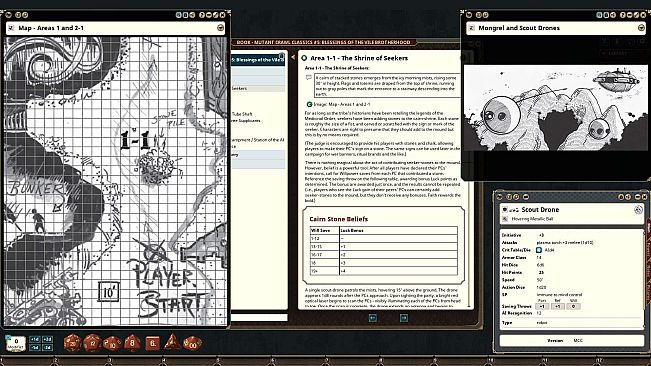 Fantasy Grounds - Mutant Crawl Classics #5: Blessings of the Vile Brotherhood