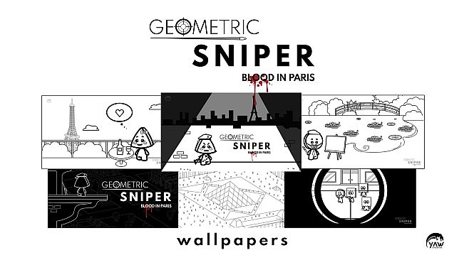 Geometric Sniper - Blood in Paris - Wallpapers