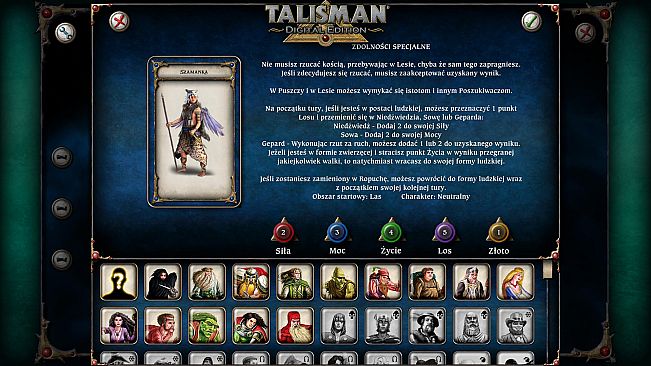 Talisman Character - Shaman