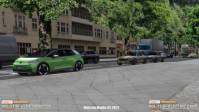 OMSI 2 Add-on Downloadpack Vol. 11 - AI Electric Cars