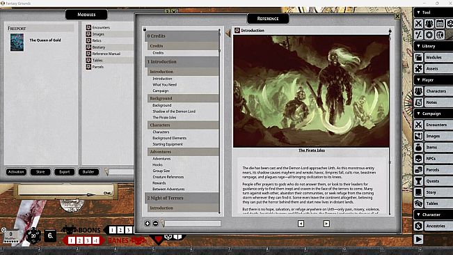 Fantasy Grounds - Shadow of the Demon Lord The Queen Of Gold