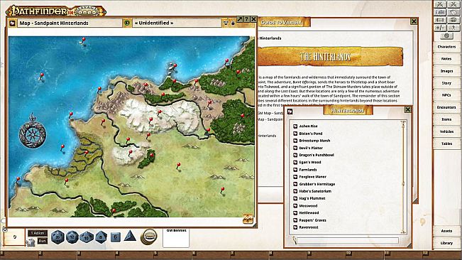 Fantasy Grounds - Pathfinder(R) for Savage Worlds: Rise of the Runelords! - Guide to Varisia