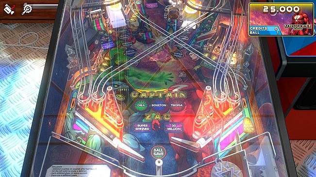 Zaccaria Pinball - Universe Deluxe Pinball Table